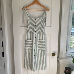 Monteau striped summer dress